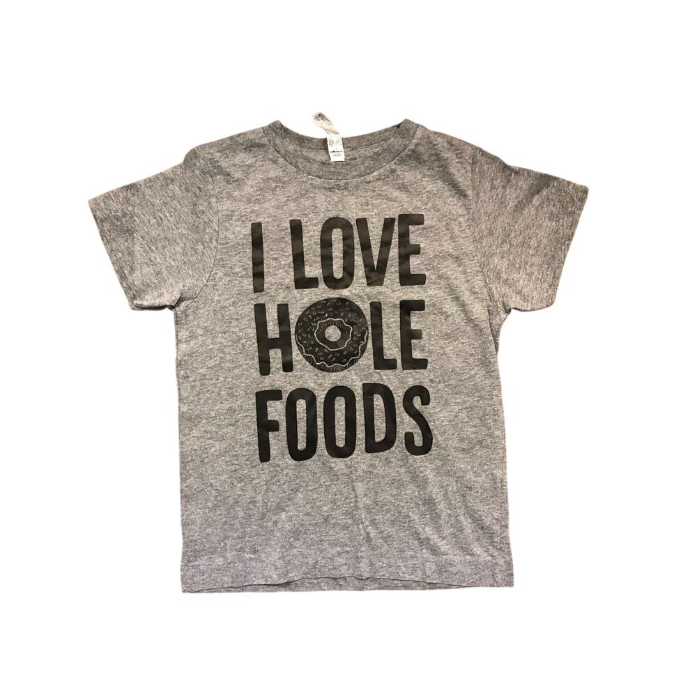 Ruby's Rubbish I Love Hole Foods Tee Size XS (4-5)